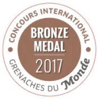 Concours International Grenaches du Monde：Vila-Closa Garnatxa Blanca 获铜奖