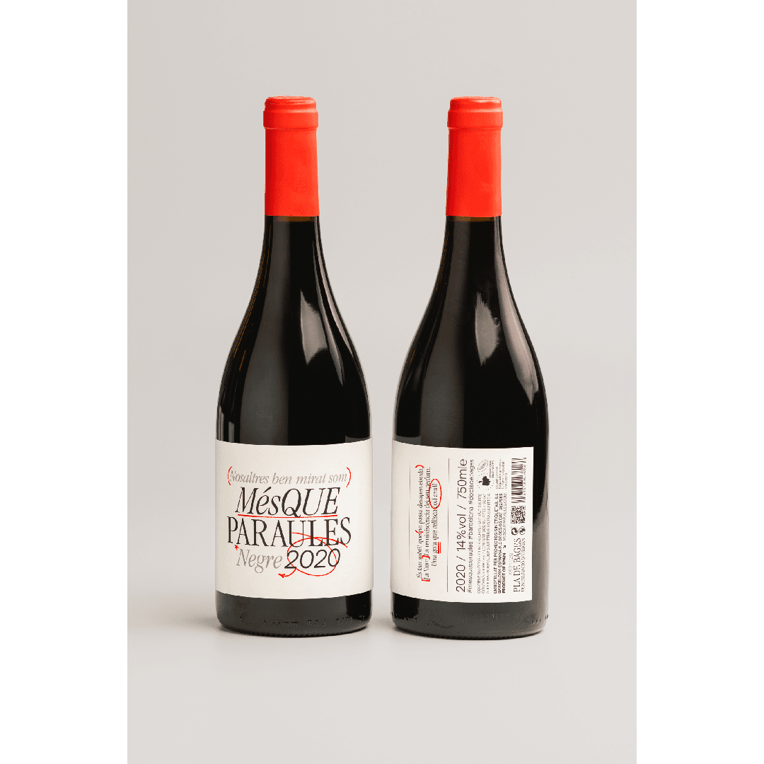 Més Que Paraules Negre 150cl, red, made from Cabernet Sauvignon, Mandó, Merlot, Sumoll, from Pla de Bages DO — additional photo