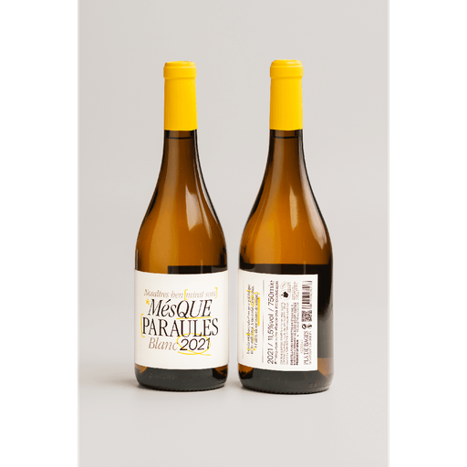 Més Que Paraules Blanc, white, made from Mandó, Picapoll, Sauvignon Blanc, from Pla de Bages DO — additional photo