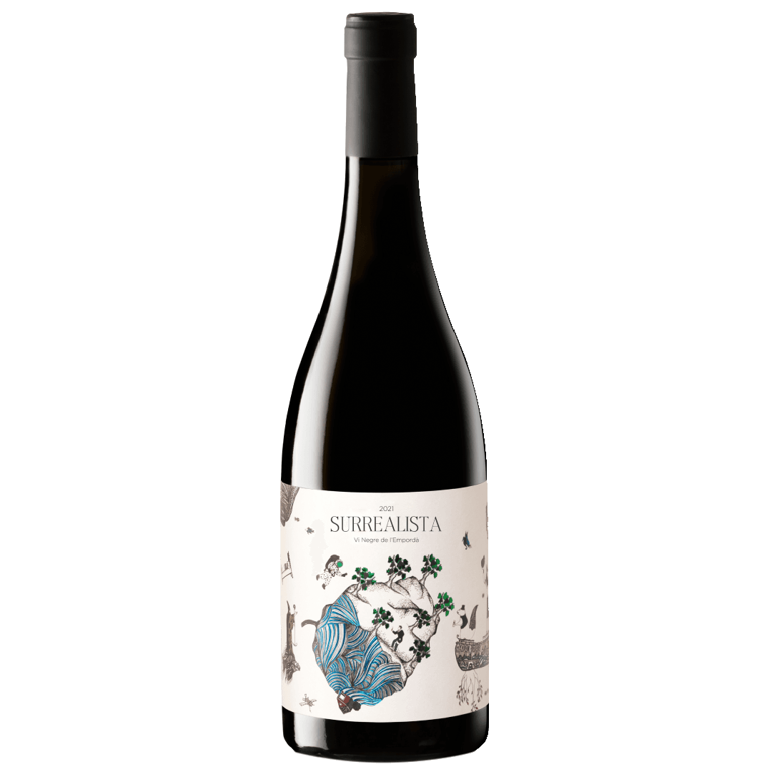 Surrealista Negre, red, made from Cabernet Sauvignon, Cariñena, Garnacha Negra, Syrah, from Empordà DO