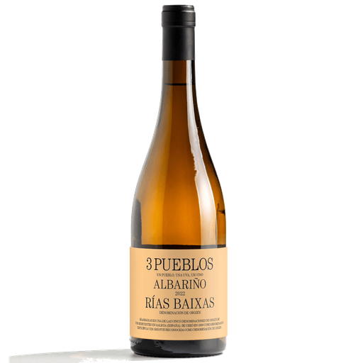 3 Pueblos Albariño, white, made from Albariño, from Rías Baixas DO