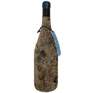 Mar de Batea Negre, Garnacha Peluda zrající pod vodou z Terra Alta, láhev s přírodními mořskými nánosy.