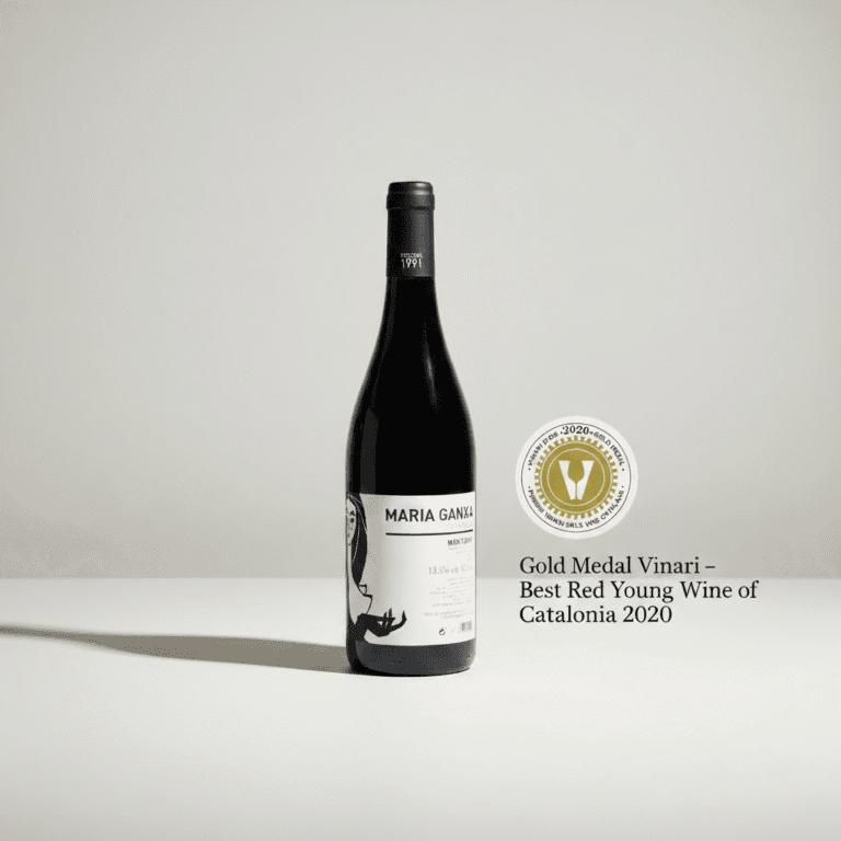 Maria Ganxa Wins Vinari Gold Award for Best Young Red Wine of Catalonia 2020